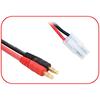 Ladekabel 4mm Goldkontaktstecker - Tamiya 150mm