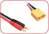 Ladekabel 4mm Goldkontaktstecker - XT60 150mm