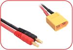 Ladekabel 4mm Goldkontaktstecker - XT60 300mm