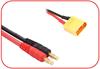 Ladekabel 4mm Goldkontaktstecker - XT90 150mm