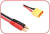 Ladekabel 4mm Goldkontaktstecker - XT90 300mm