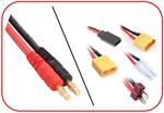 Ladekabel 4mm Goldkontaktstecker - XT90/XT60/T/JR/Tam 300mm