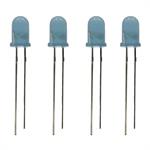 LED 5mm blau-diffus 4-19V (4 Stk.)