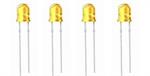 LED 3mm gelb-diffus 4-19V (4 Stk.)