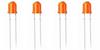 LED 3mm orange-diffus 4-19V (4 Stk.)