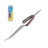 Reverse action fibre grip tweezers - curved