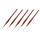 Set of 5 Sable brushes - 000,00,0,1,2