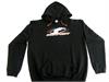 Sweater hooded serpent black (s)