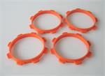 Tire mounting band 1/8 truck orange (4) (SER600632)
