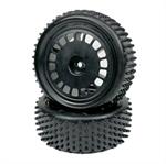 1:10 Buggy Räderset "Mini Pin" vorne schwarz (2)