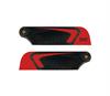 1st Heckblätter CFK 105mm CP (Red)