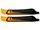 1st Rotorblätter CFK 195mm FBL (Orange) | Bild 2