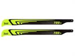 1st Rotorblätter CFK 700mm FBL Agile (Gelb)