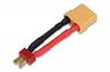 Adapter mit Kabel T-Plug (M) - XT90 (F) 50mm