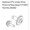 Axle Pinion & Ring Gear (28T/11T)