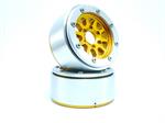 Beadlock Wheels GEAR gold/silber 1.9 (2) ohne Radnabe