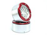 Beadlock Wheels GEAR silber/rot 1.9 (2) ohne Radnabe