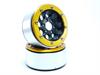 Beadlock Wheels GUN schwarz/gold 1.9 (2) ohne Radnabe