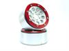 Beadlock Wheels GUN silber/rot 1.9 (2) ohne Radnabe