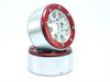 Beadlock Wheels HAMMER silber/rot 1.9 (2) ohne Radnabe