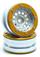 Beadlock Wheels PT-Bullet Silber/Gold 1.9 (2 pcs)