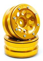 Beadlock Wheels PT- Ecohole Gold/Gold 1.9 (2 pcs)