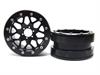 Beadlock Wheels PT-MESH black/black 2.2 (2) ohne Radnabe