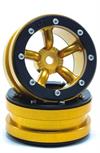 Beadlock Wheels PT-Safari Gold/Schwarz 1.9 (2 pcs)