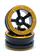 Beadlock Wheels PT-Safari Schwarz/Gold 1.9 (2 pcs)