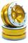 Beadlock Wheels PT- Slingshot Gold/Silber 1.9 (2 pcs)