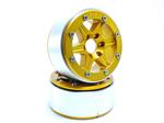 Beadlock Wheels SIXSTAR gold/gold 1.9 (2) ohne Radnabe