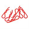 body clip 1/8 - fluorescent red (6)