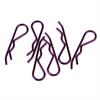 body clip 1/8 - metallic purple (6)