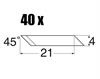 Ersatzklingen 45° abgewinkelt - 40 Stk.