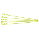 extra long body clip 1/10 - fluorescent yellow (5)