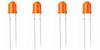 LED 3mm orange-diffus 4-19V (4 Stk.)