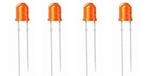 LED 5mm orange-diffus 4-19V (4 Stk.)