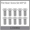 M3*10 Senkkopf-Schrauben (10)