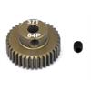 Motor-pinion alu hard  64P / 37T (SER120124)