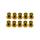 Poller 5x7 mm Messing 10 Stk | Bild 2