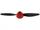 Propeller + Spinner zu Mini P51D Rot