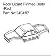 Rock Lizard Printed Body-Red