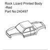 Rock Lizard Printed Body-Red