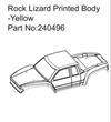 Rock Lizard Printed Body-Yellow