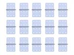 Scharnier Nylon 16x28mm (15 Stk.)