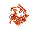 Screw set alu top/side orange 748 (38) (SER804372)