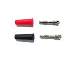 Stecker Banane Stecker 4mm schw/rot (1 Paar)